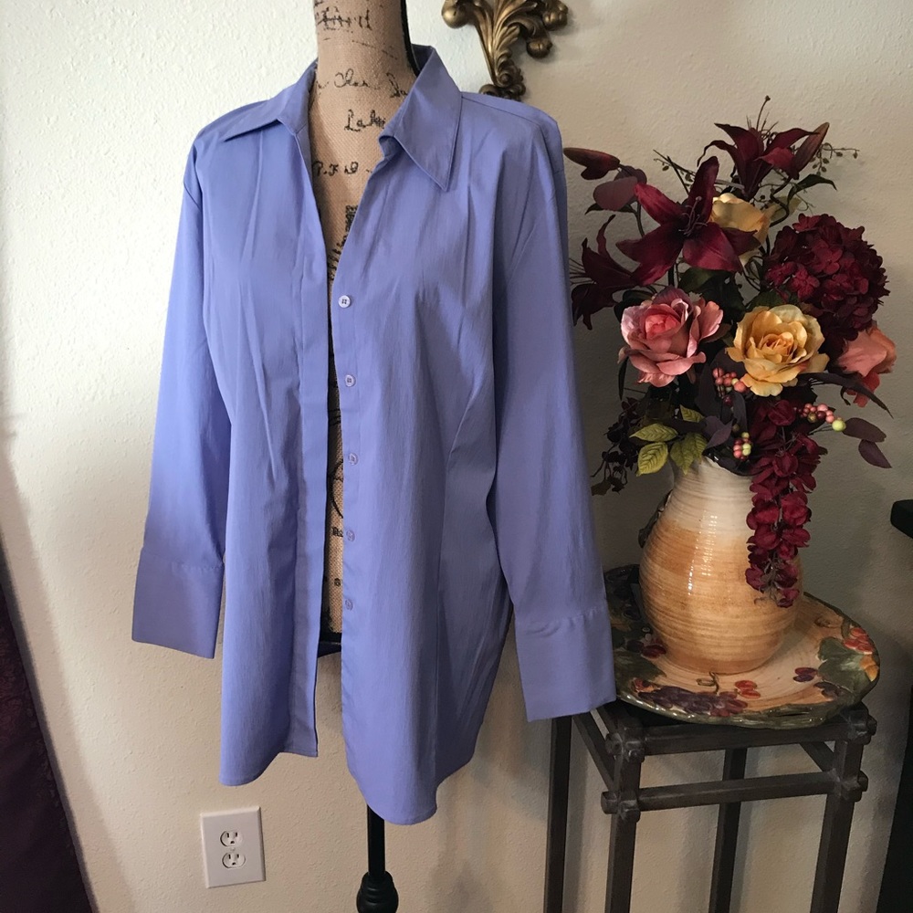 💙Blue Button Up Blouse💙